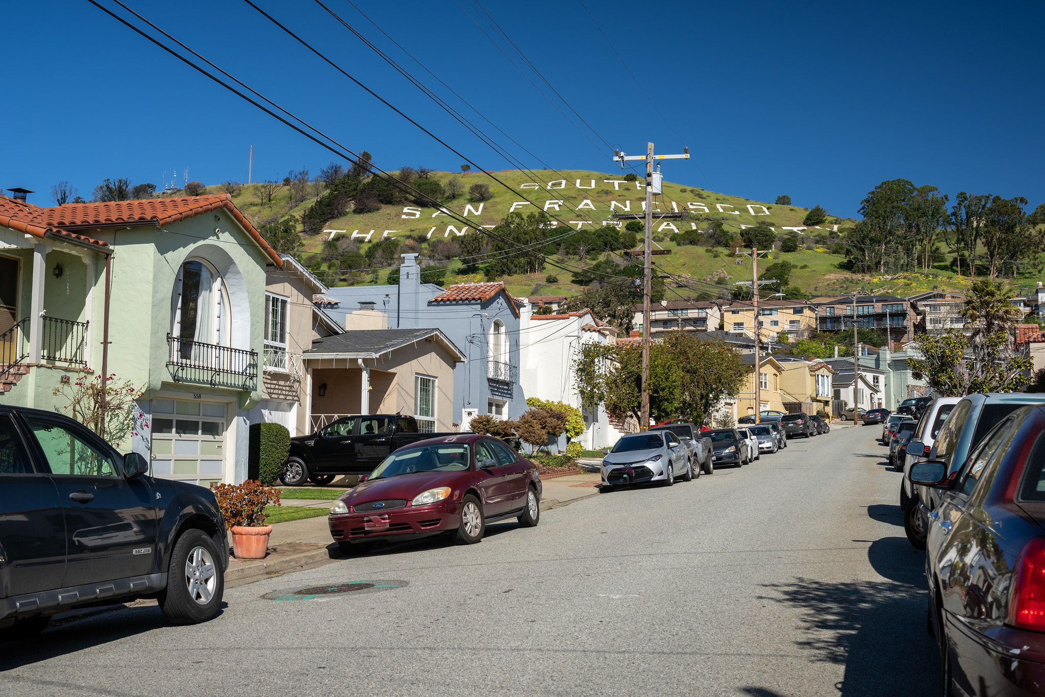 South San Francisco sign hill.