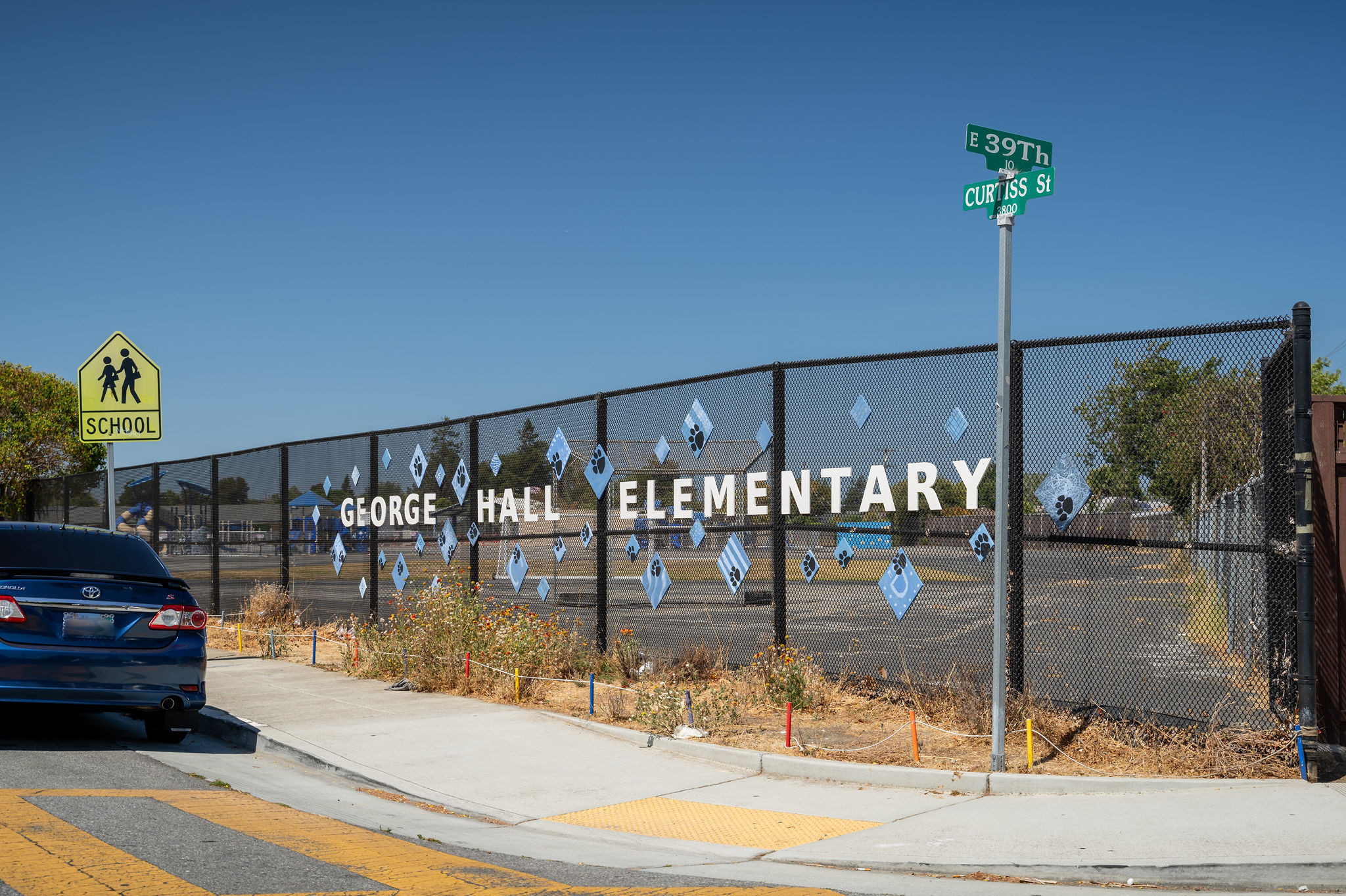 George Hall Elementary in The Village area in San Mateo