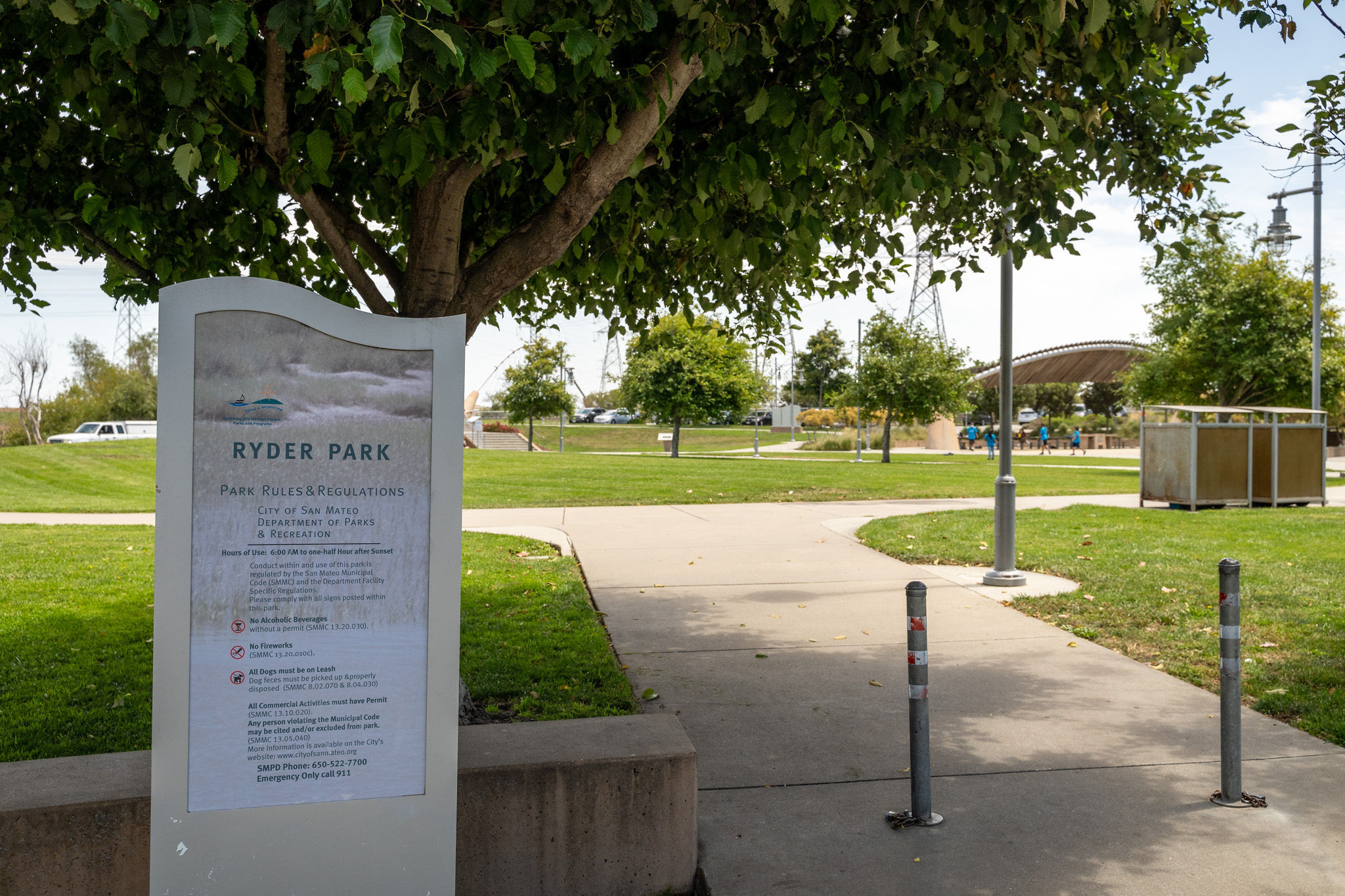Ryder Park in the Shoreview area in San Mateo