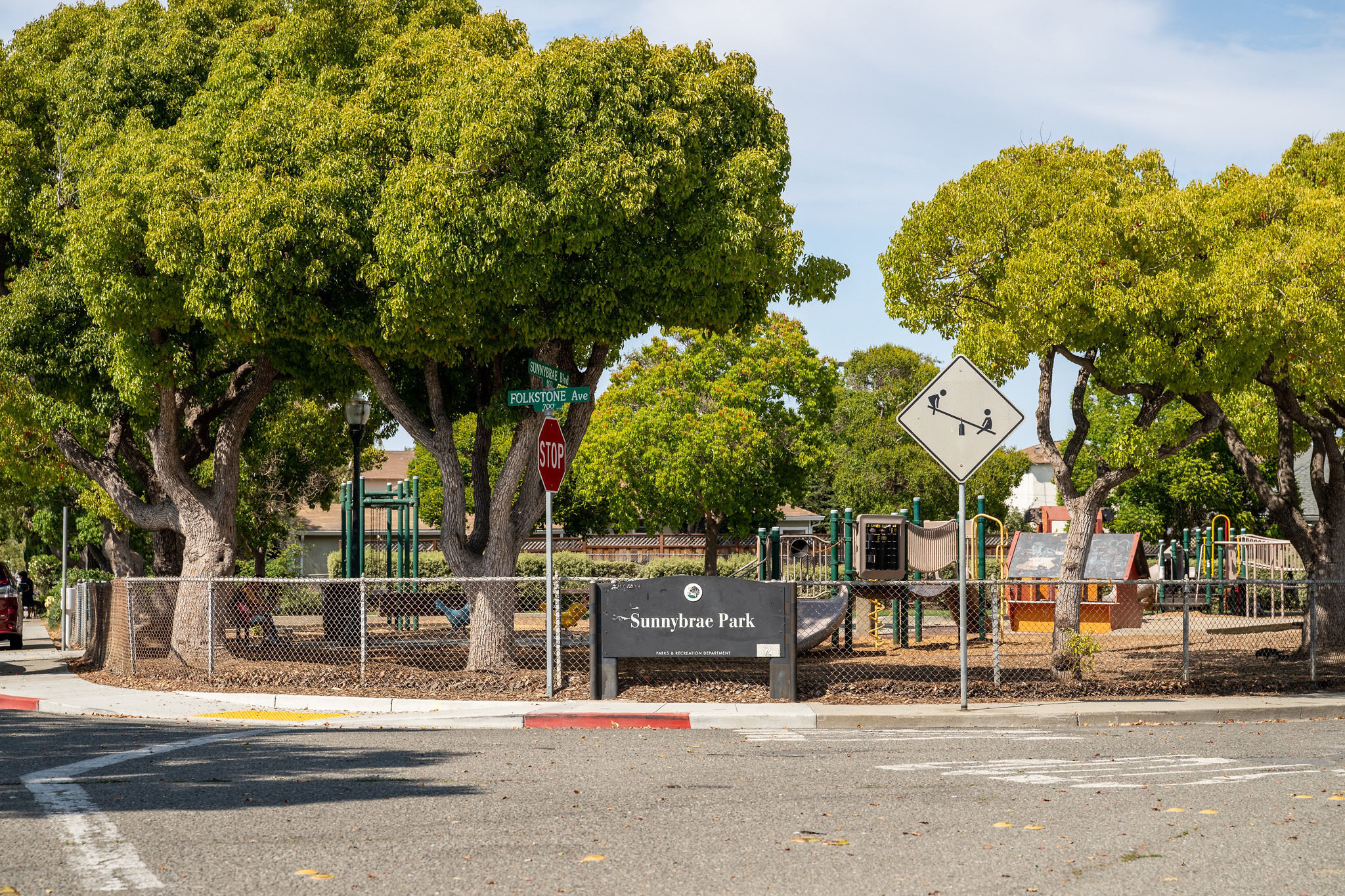 Sunnybrae Park Green in the Sunnybrae area in San Mateo