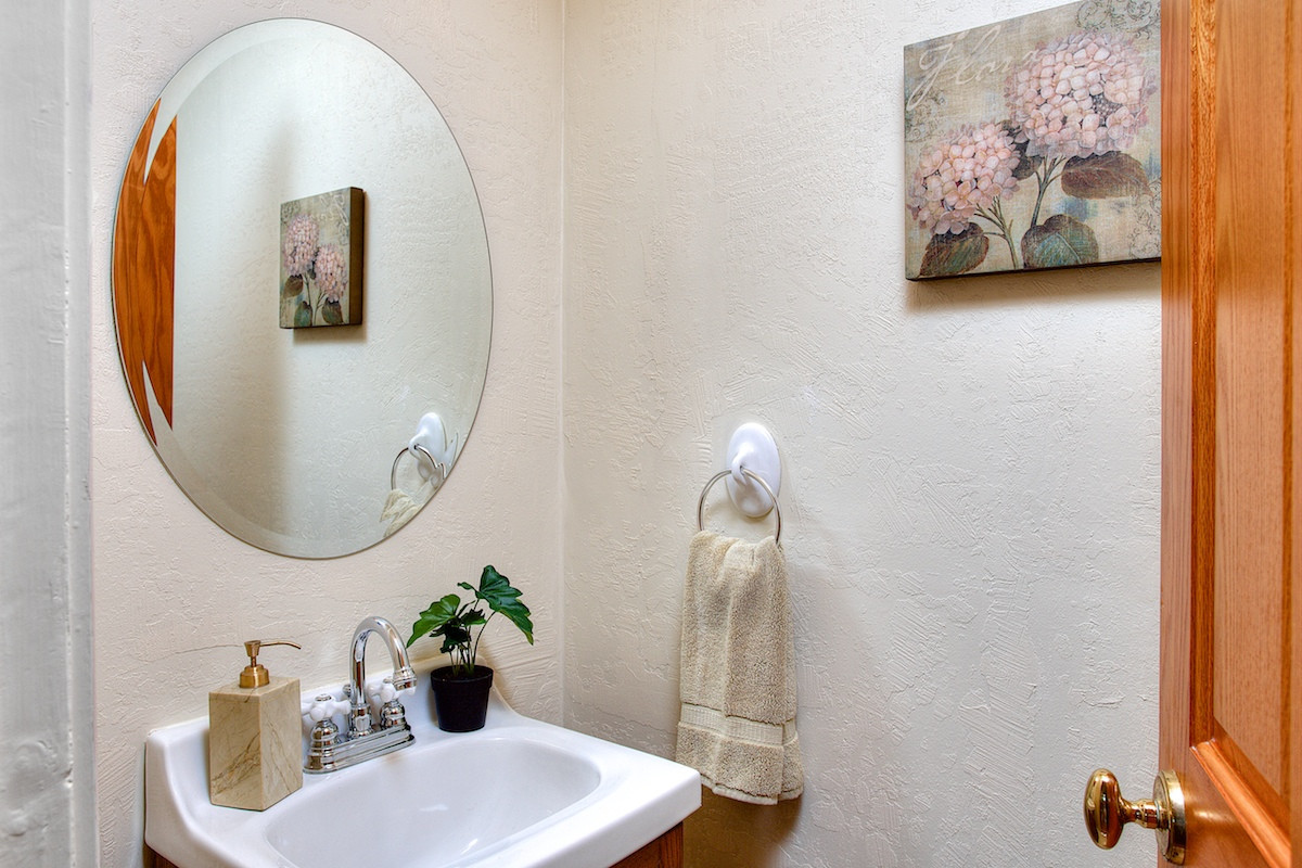 103 Sherwood Way Bathroom Mirror in Brentwood Neighborhood in South San Francisco.