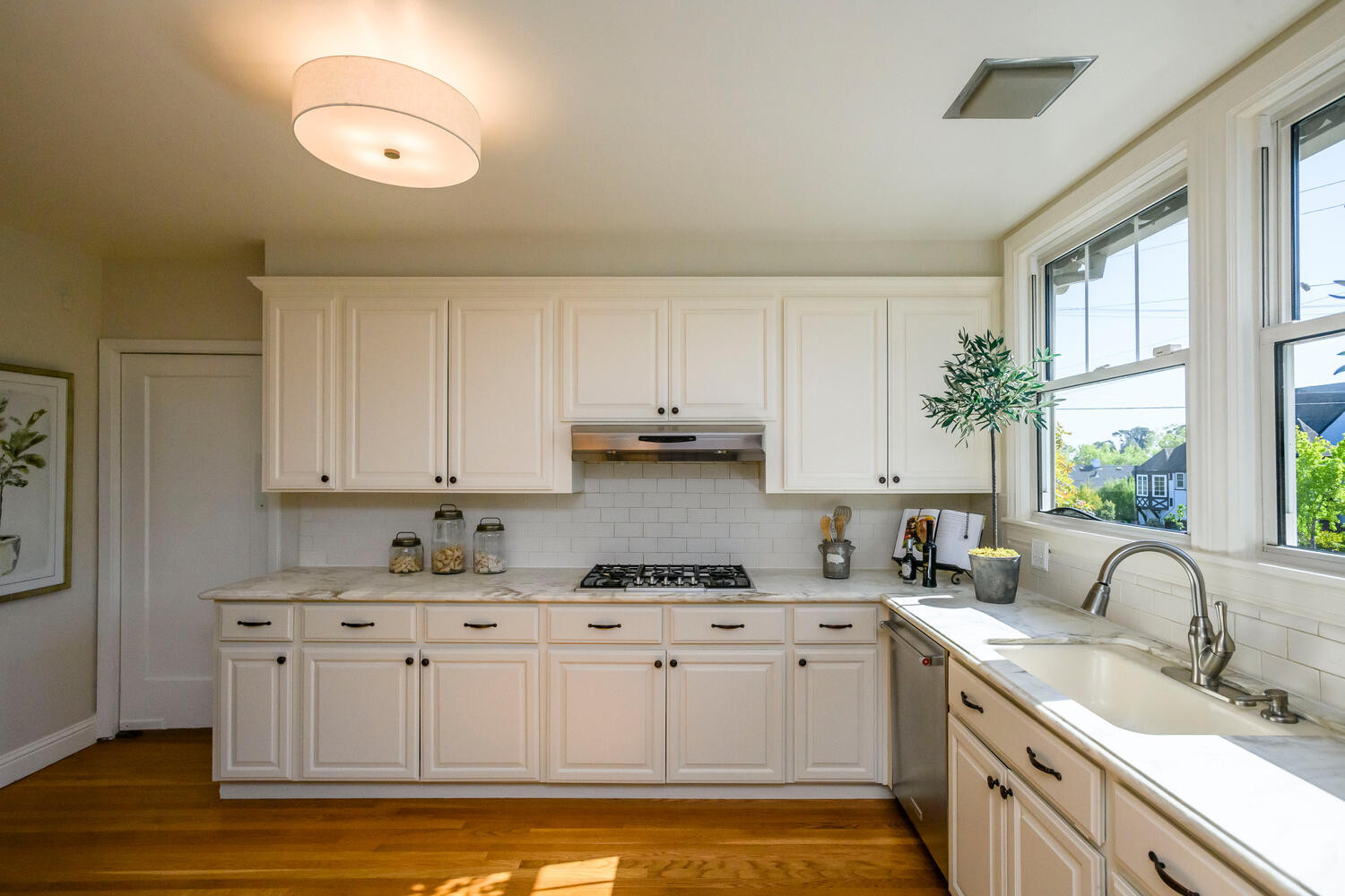 1401 Vancouver Ave Kitchen Cabinetry in the Easton Addition Area in Burlingame.