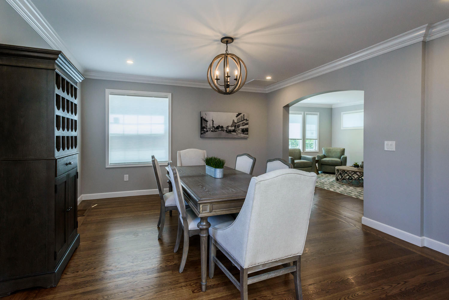 1418 Sanchez Ave Dining Area Chandelier in Burlingame Terrace/Easton Addition Neighborhood in Burlingame.