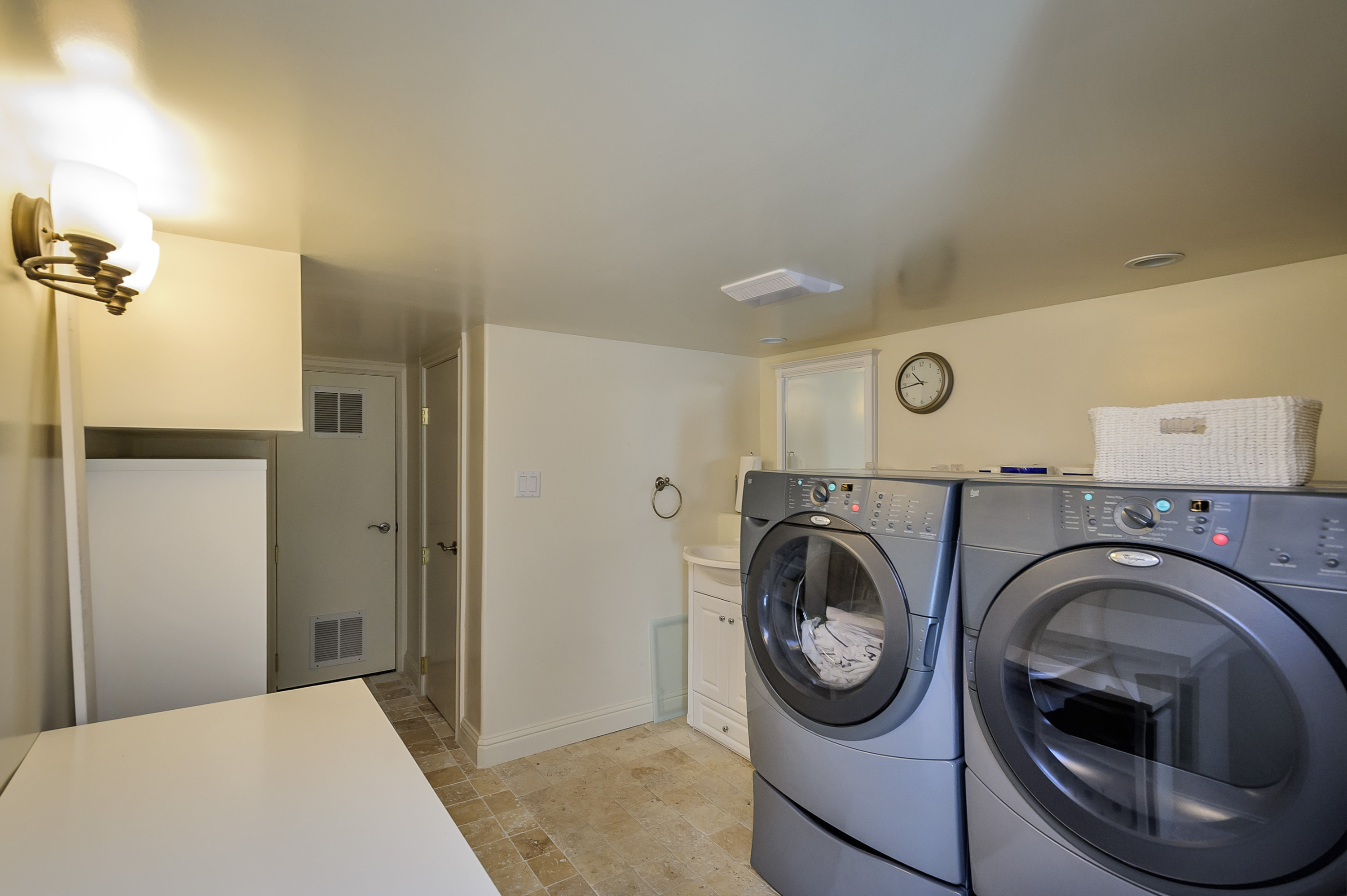 1465 Drake Avenue Laundry Room in Easton Addition Neighborhood in Burlingame.