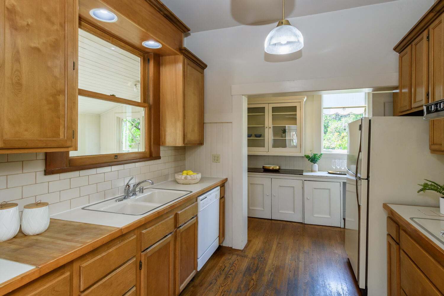 Wood Kitchen cabinetry in Lyon Hoag area in Burlingame.