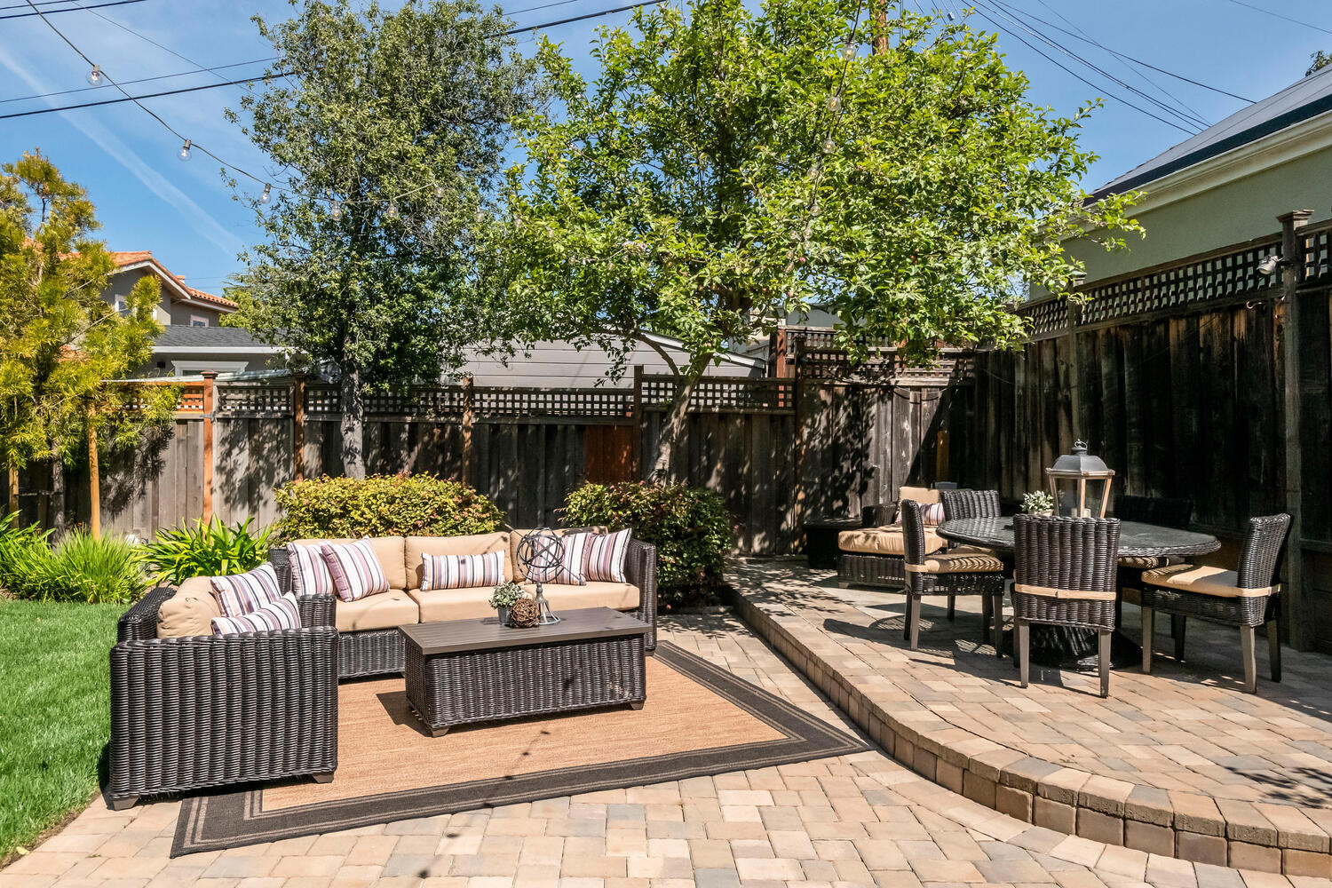 2110 Poppy Drive Outdoor Dining in Easton Addition Neighborhood in Burlingame.