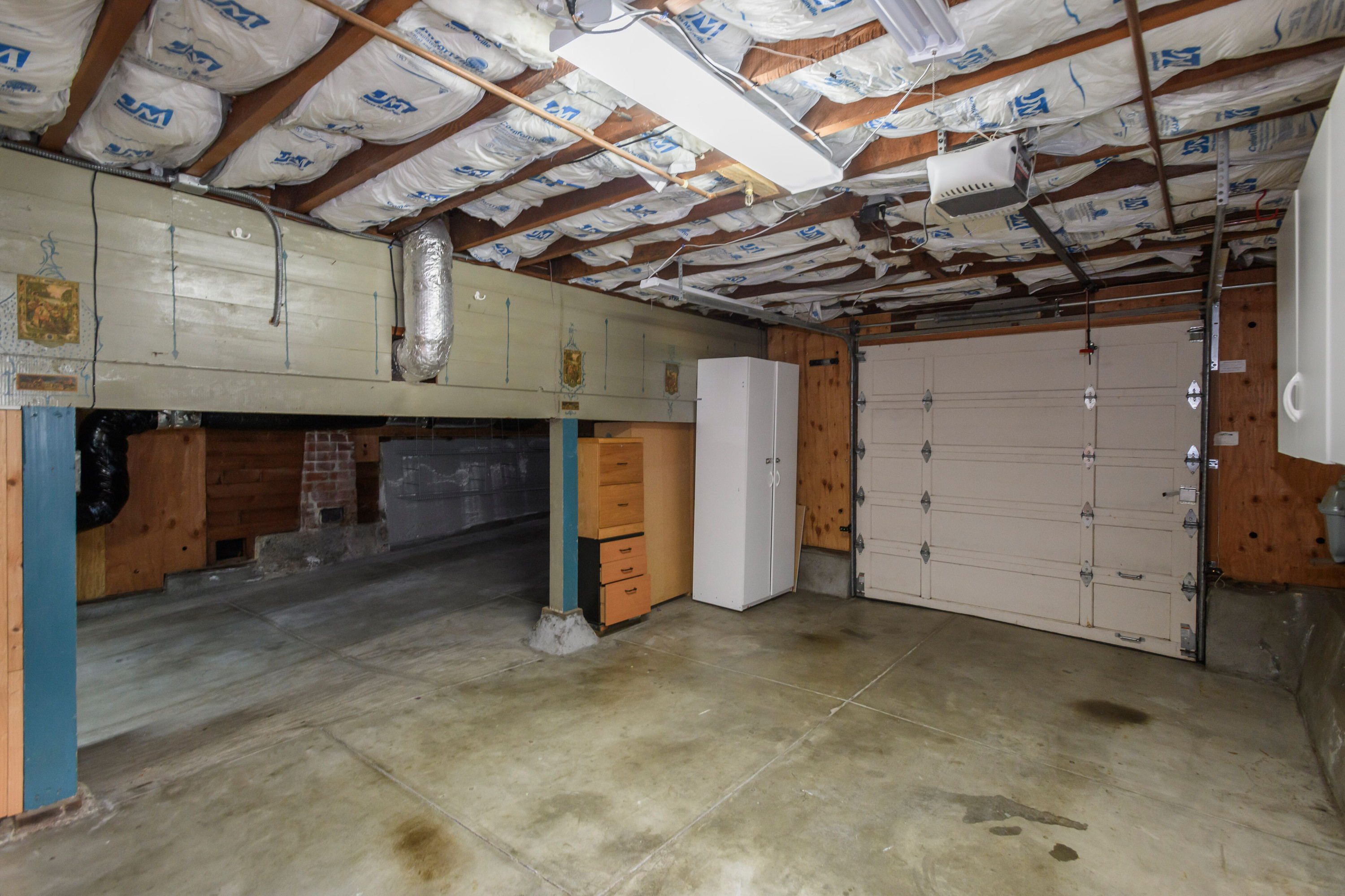 426 Palm Avenue Garage Interior in Highlands Area in Millbrae.