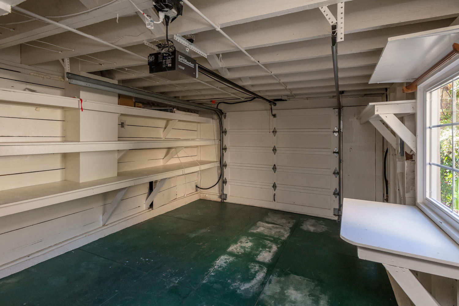 825 Maple Street Garage Built-in Shelves in Aragon Neighborhood in San Mateo.