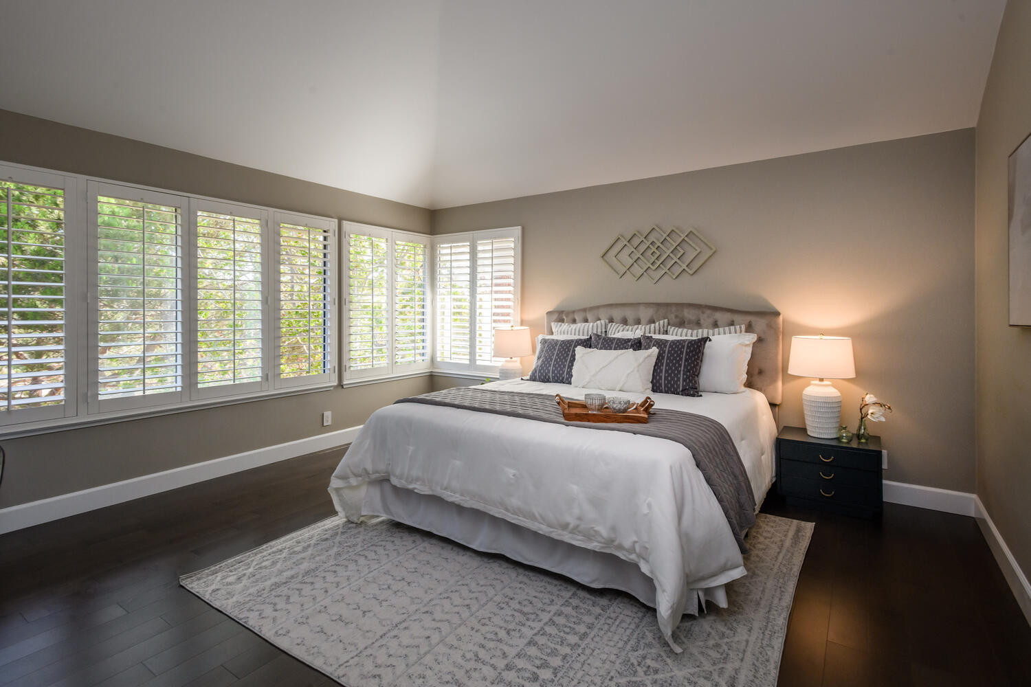 Bedroom in Lighthouse Cove area in Redwood Shores.